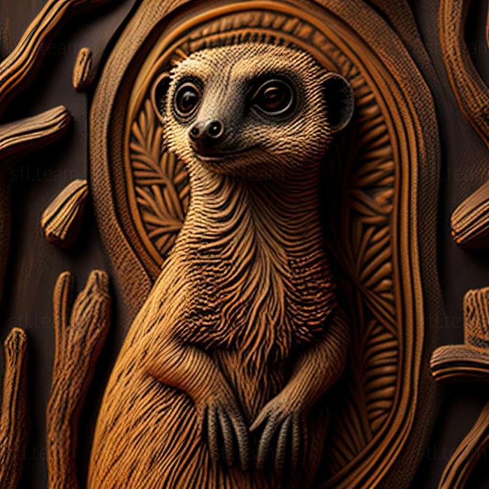 3D model Meerkat (STL)